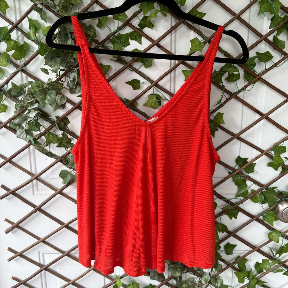 Free People Red Camisole